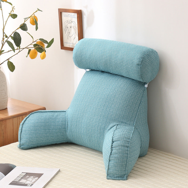 Round pillow support backrest