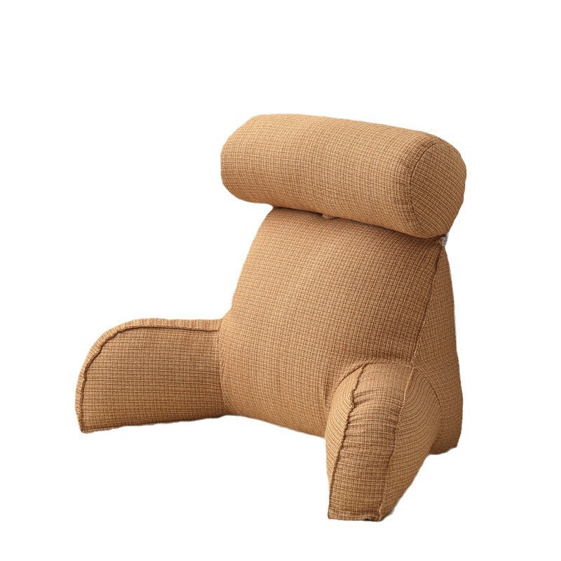 Round pillow support backrest