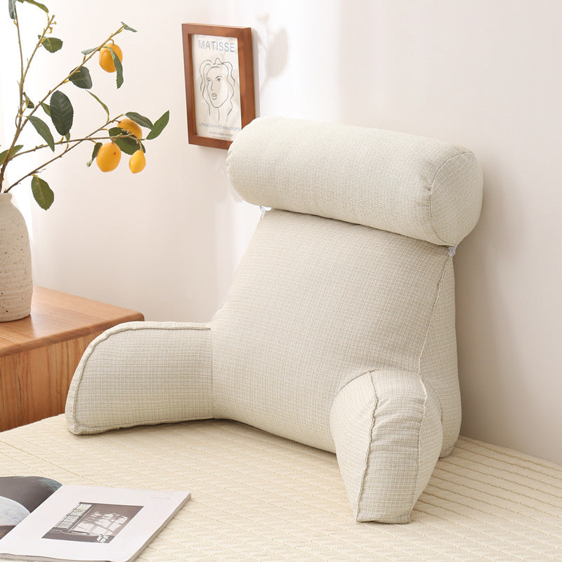 Round pillow support backrest