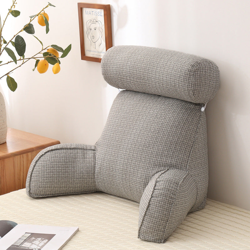Round pillow support backrest