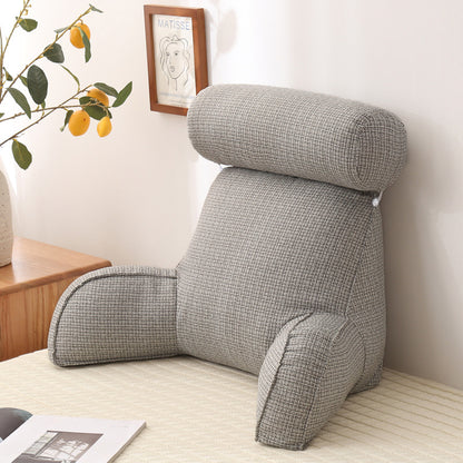 Round pillow support backrest