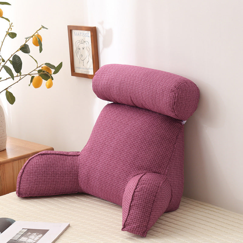 Round pillow support backrest
