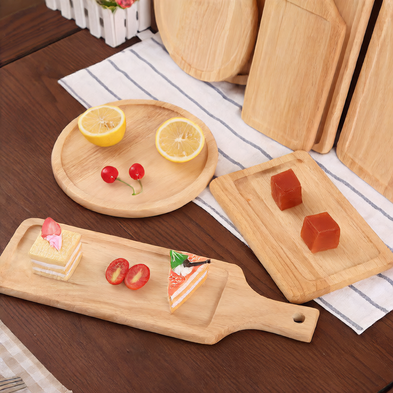 Round Pizza Wood Tray