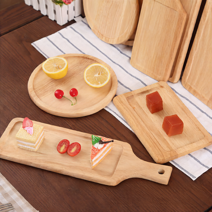 Round Pizza Wood Tray