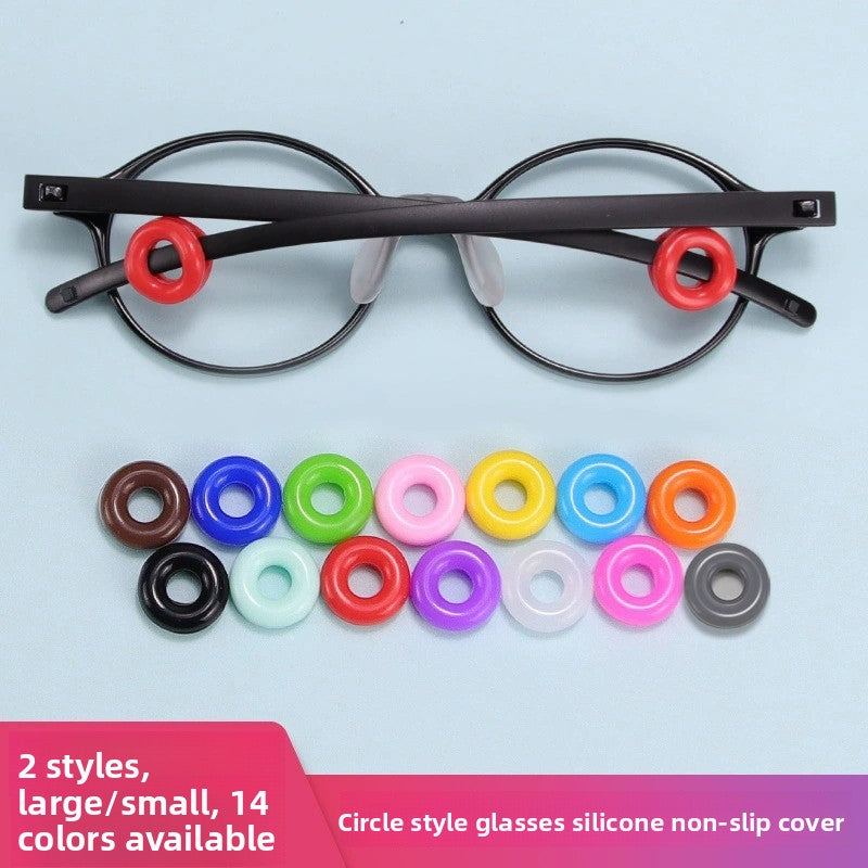 Round Silicone Glasses Anti-Slip Sleeves