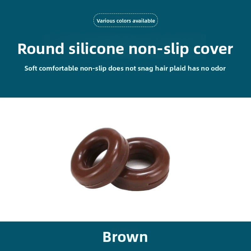 Round Silicone Glasses Anti-Slip Sleeves