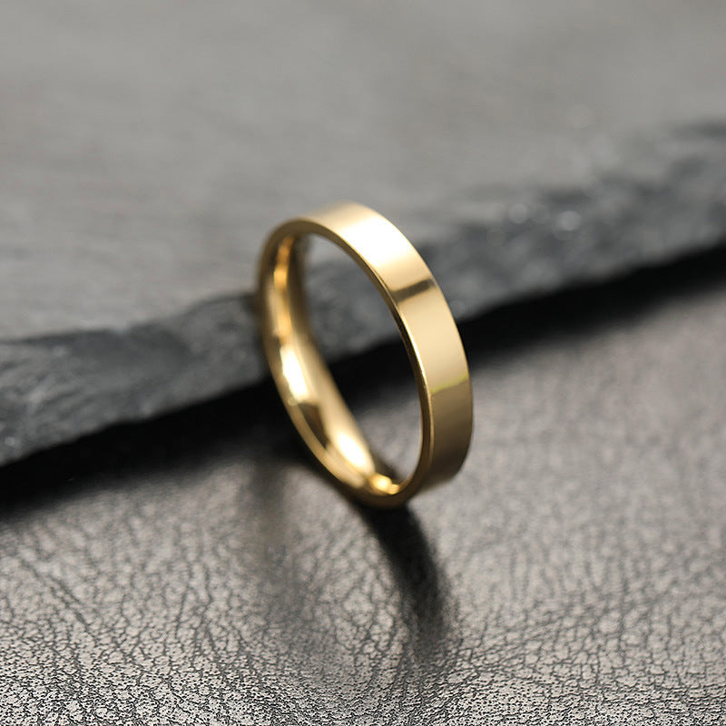 Round stainless steel ring