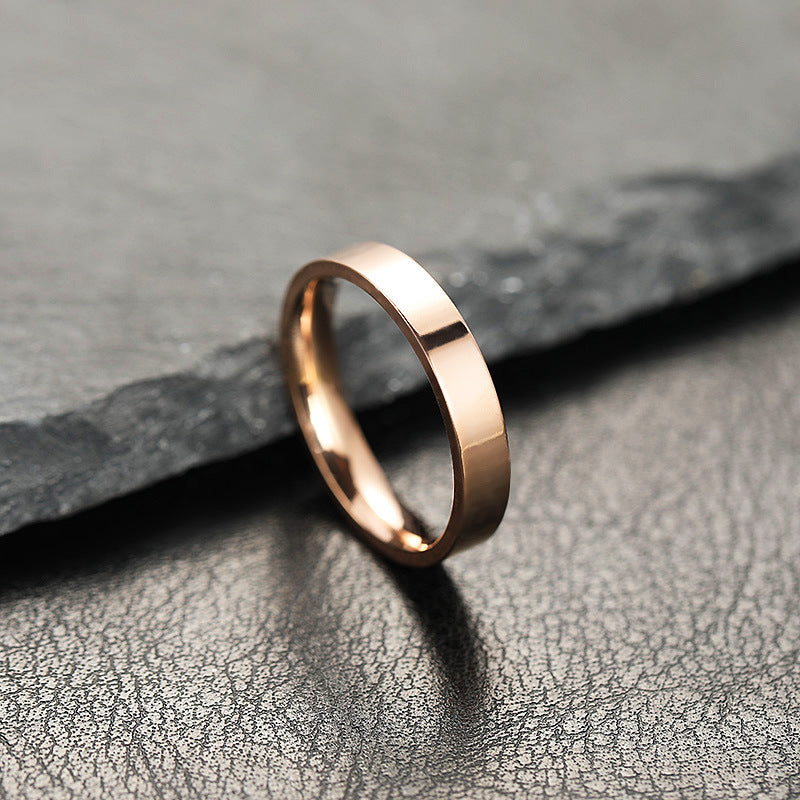 Round stainless steel ring