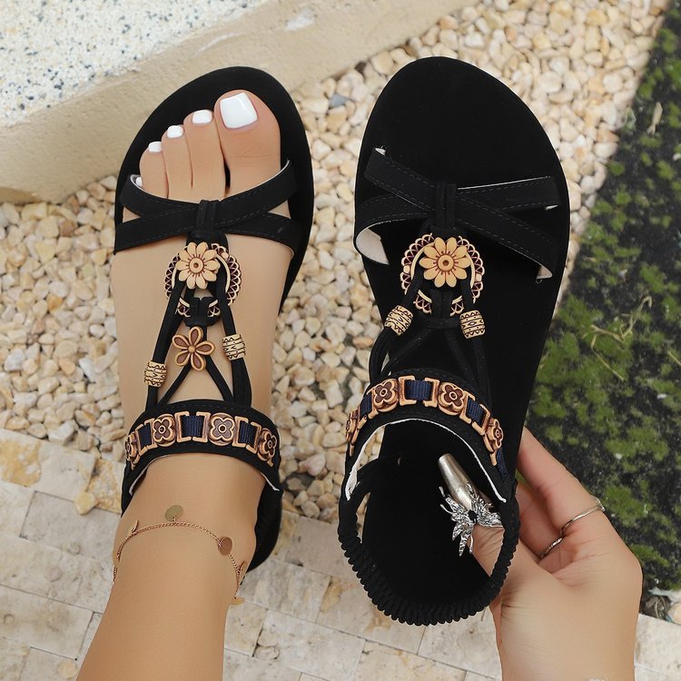 Round Toe Flat Breathable Casual Beach Sandals