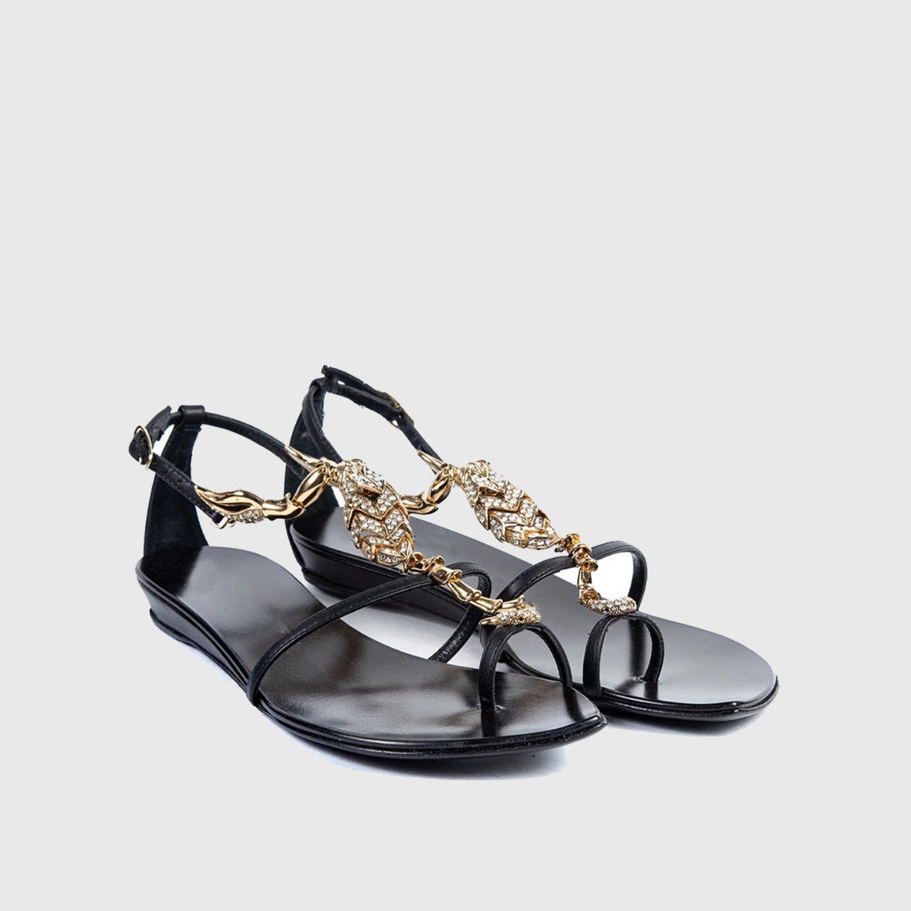 Round-toe stiletto heels