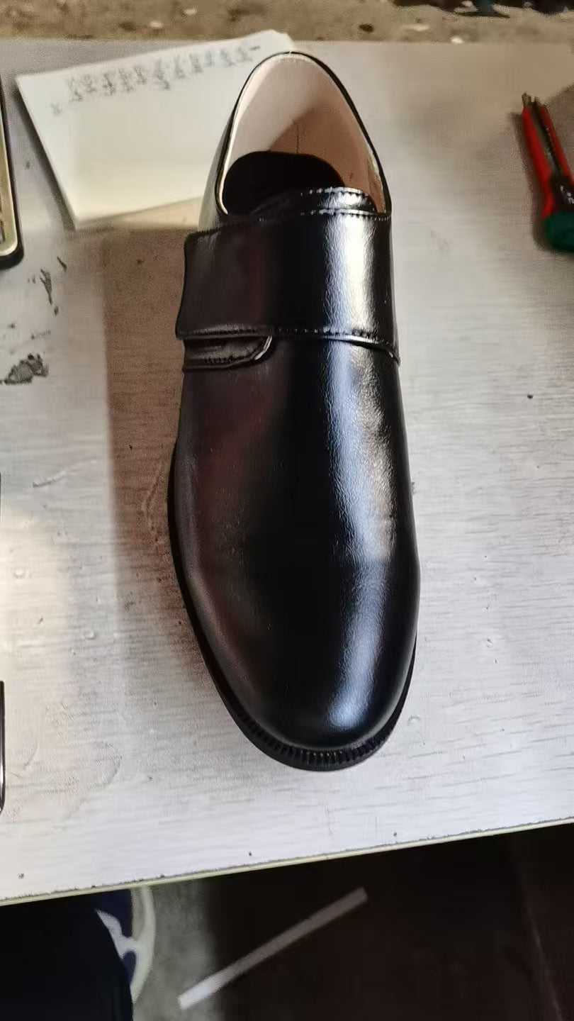 Round Toe Velcro Flats