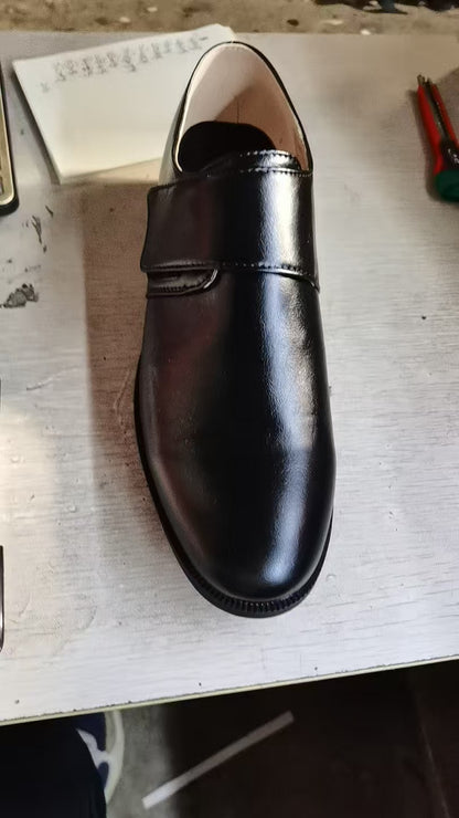 Round Toe Velcro Flats