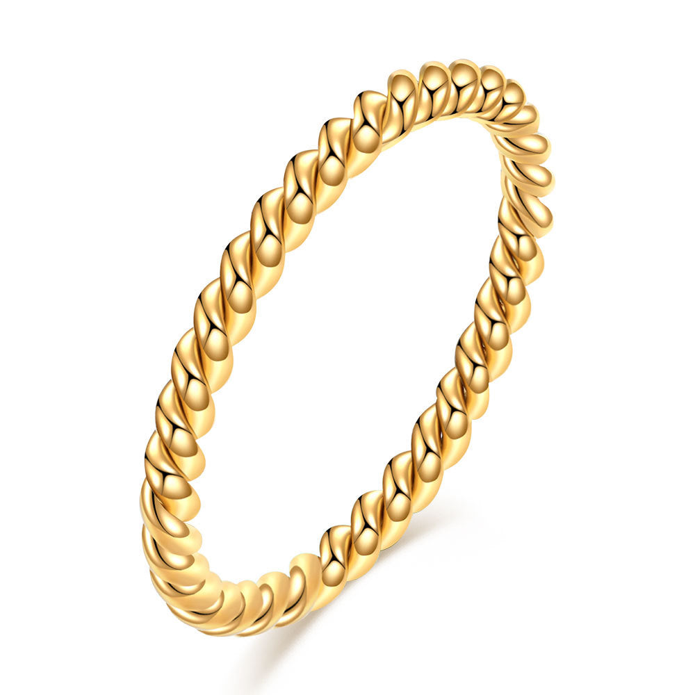 Round Tricolor Ring