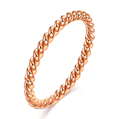 Round Tricolor Ring