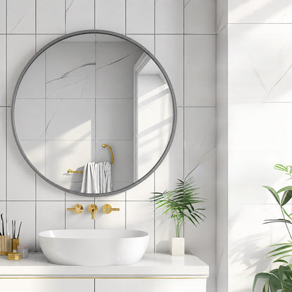 Round Wall Mounted Bathroom Mirror