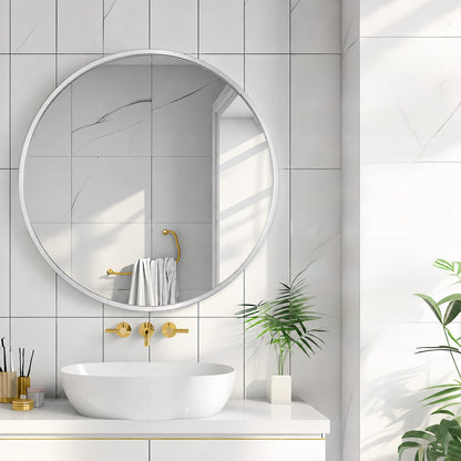 Round Wall Mounted Bathroom Mirror