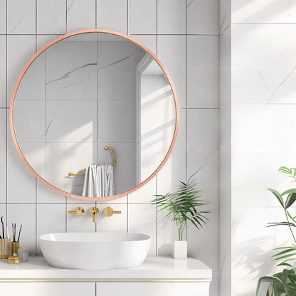 Round Wall Mounted Bathroom Mirror