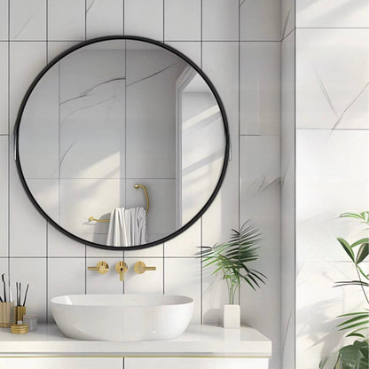Round Wall Mounted Bathroom Mirror