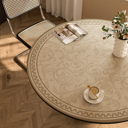 Round waterproof table mat
