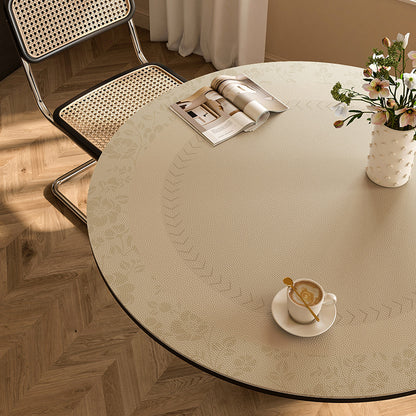 Round waterproof table mat