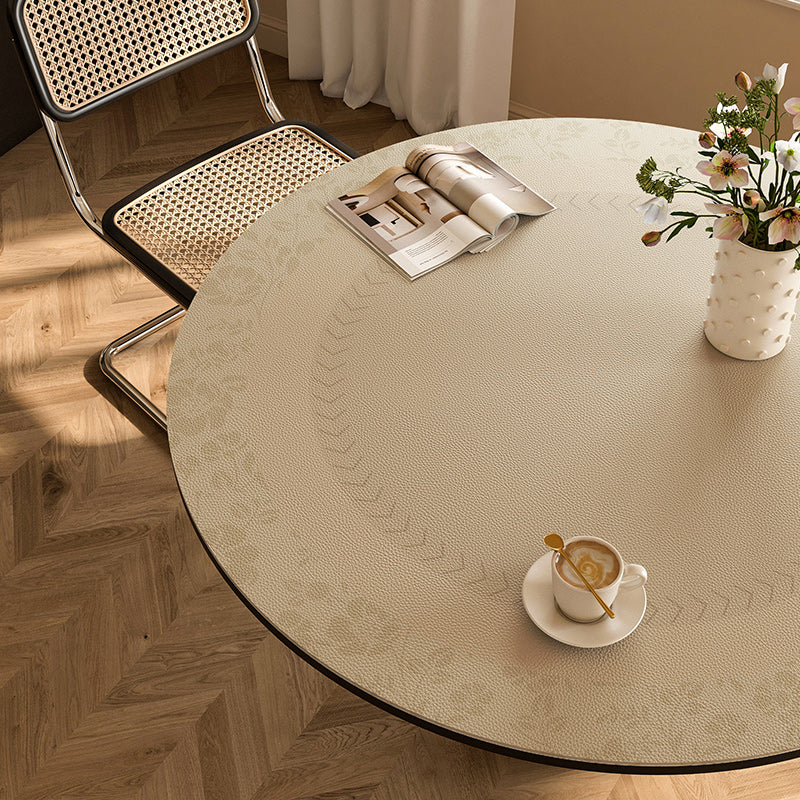 Round waterproof table mat