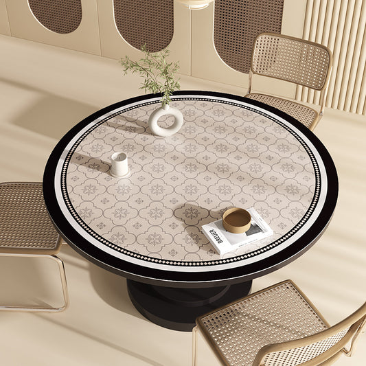 Round waterproof table mat