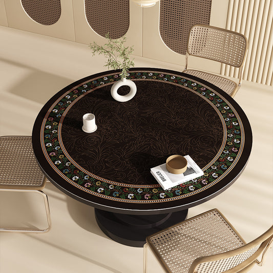 Round waterproof table mat