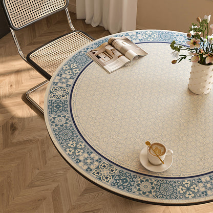 Round waterproof table mat