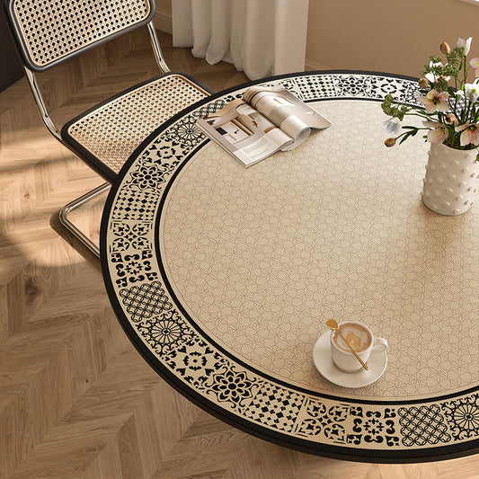 Round waterproof table mat