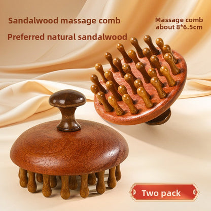 Round Wooden Comb