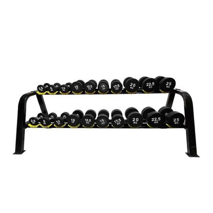 Rubber Coated Cast Iron Dumbbells