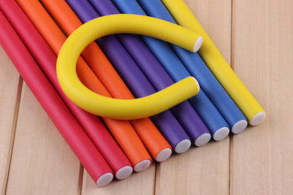 rubber curling rod