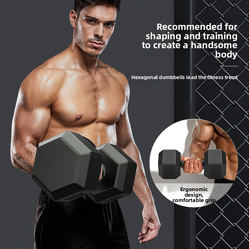rubber dumbbells