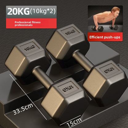 rubber dumbbells