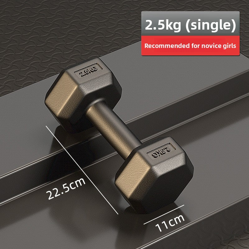 rubber dumbbells