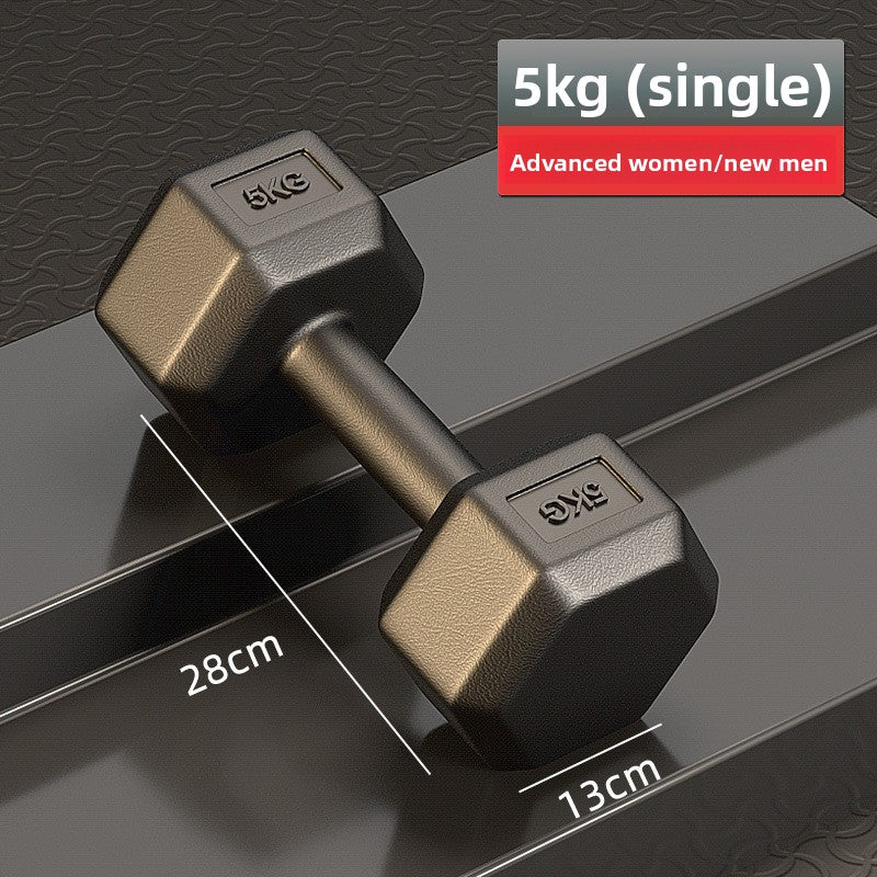 rubber dumbbells