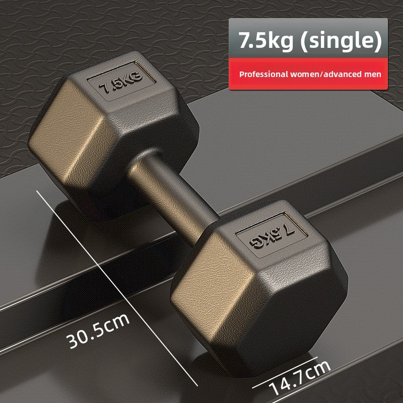 rubber dumbbells