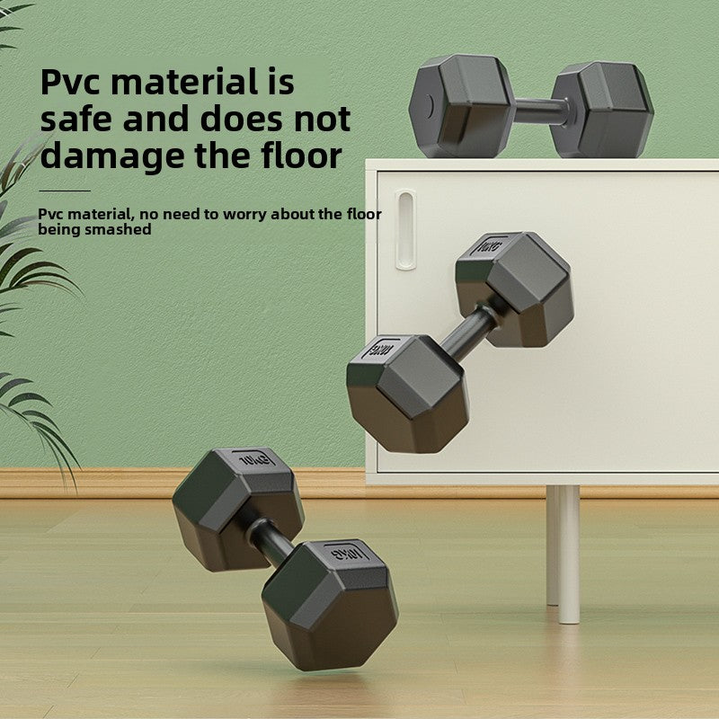 rubber dumbbells