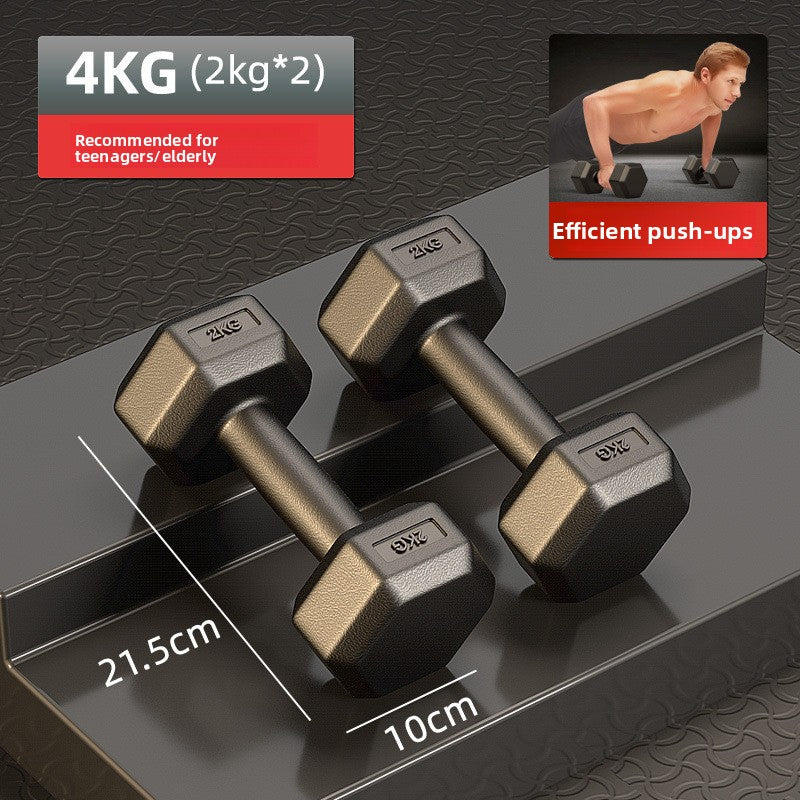 rubber dumbbells