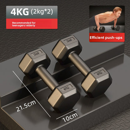 rubber dumbbells