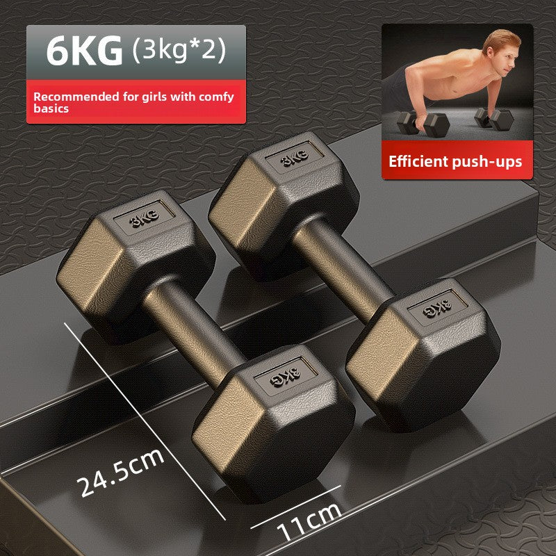 rubber dumbbells