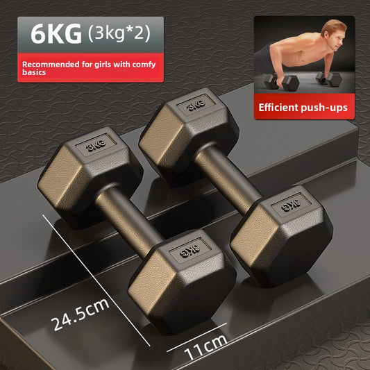 rubber dumbbells