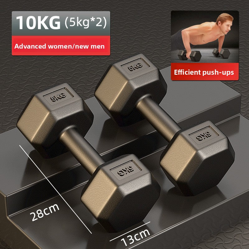 rubber dumbbells