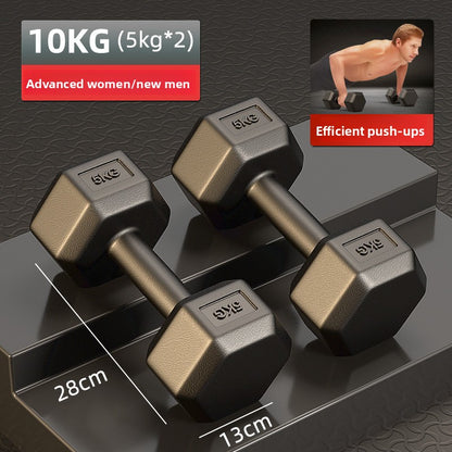 rubber dumbbells