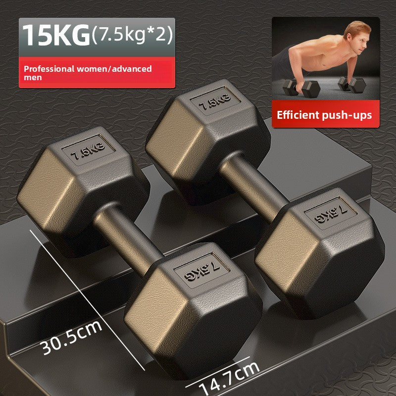 rubber dumbbells