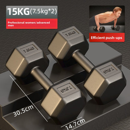 rubber dumbbells