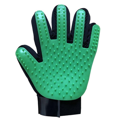 Rubber Pet Grooming Gloves for Cats and Dogs