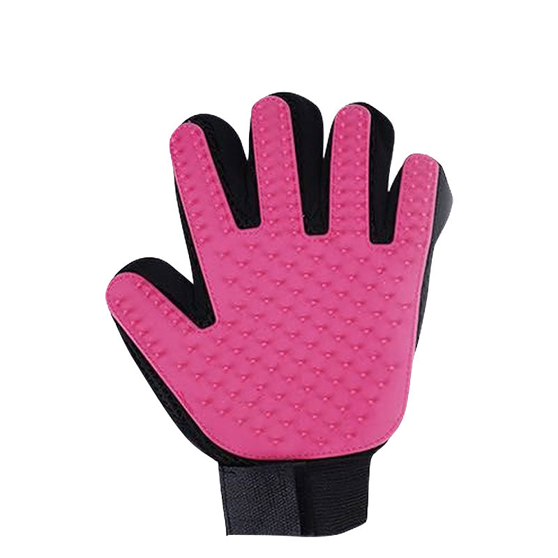 Rubber Pet Grooming Gloves for Cats and Dogs