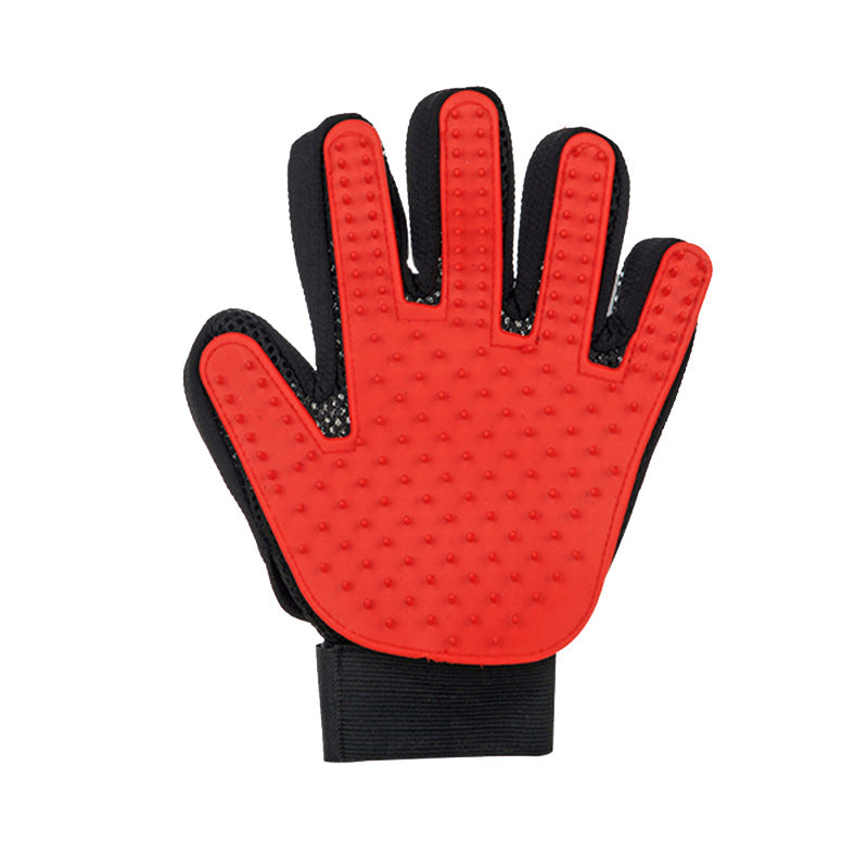 Rubber Pet Grooming Gloves for Cats and Dogs