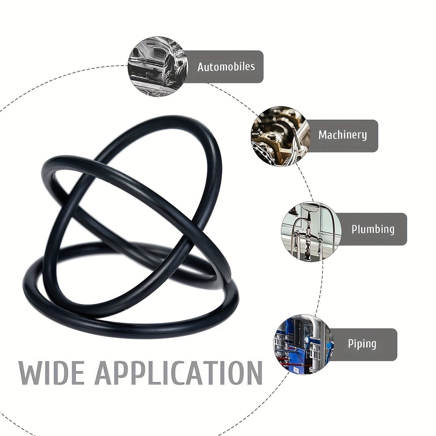 Rubber ring sealing ring